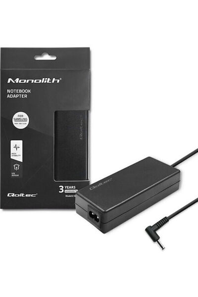 Qoltec Încărcător laptop 65W 19V 3.42A pentru Samsung cu cablu de alimentare ...