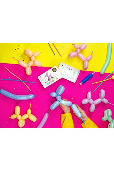 Partydeco Aranjament cu 30 de baloane galbene de 130 cm