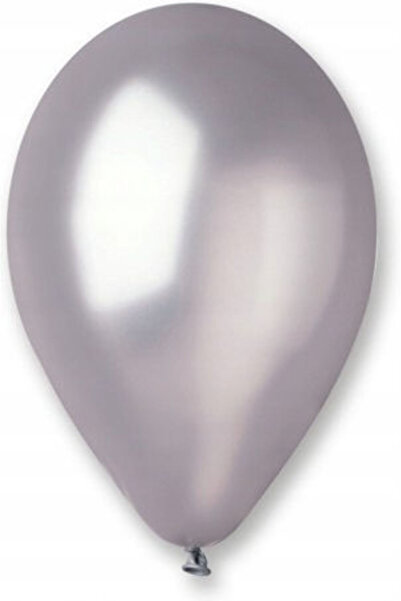 Gemar Compoziție cu 100 de baloane din latex gri de 26 cm