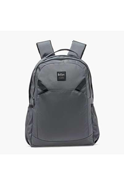 Lee Cooper Solid Backpack for Kids 13 Years with Padded Shoulder Straps
