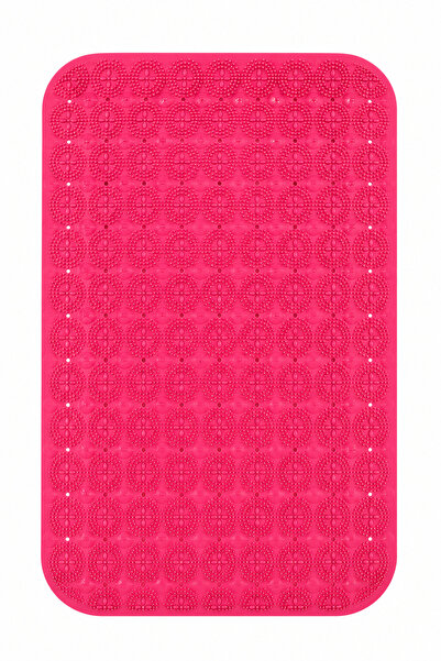 BRANDLESS Anti-slip bath mat, Textured design, pink