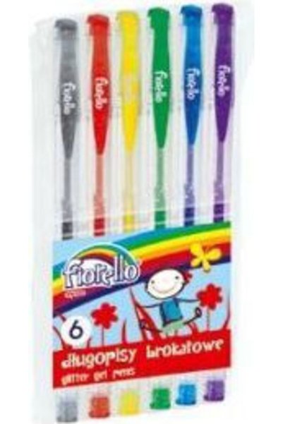 GRAND Pix cu gel cu sclipici, 6 culori