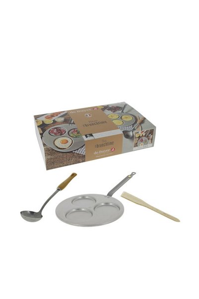 De Buyer Tigaie pentru clătite din oțel carbon, 27 cm, pentru brunch. Cod: 56...
