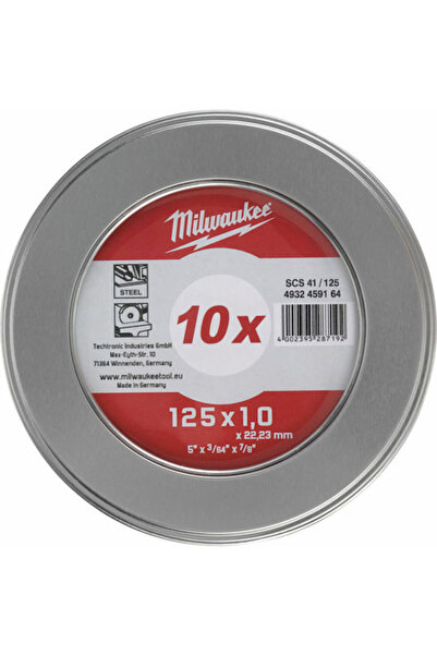 Milwaukee Scs 41 / 125 Disc de tăiere aluminiu, diametru 125mm, 10 bucăți