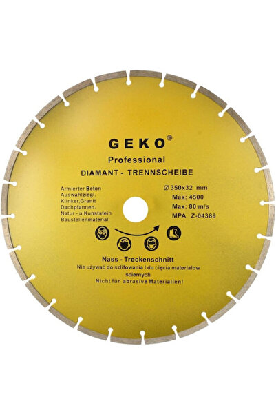 GEKO Disc de tăiere Materiale de construcții Diametru gaură 180mm 1 buc.
