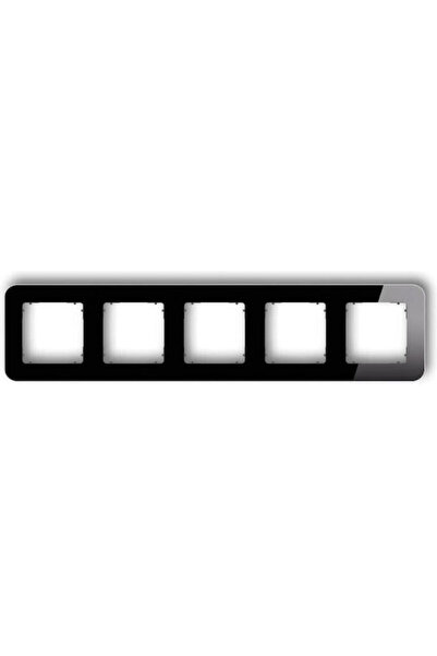 KARLIK Ramă Universală Icon cu Efect de Sticlă Învelită, Fundal Negru, Mat Gr...