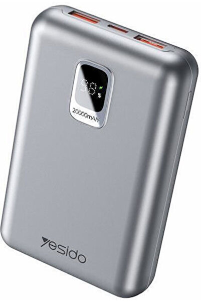 Yesido Baterie externă YP47 20000mAh 22.5W cu 2 porturi USB-A și un port USB-...