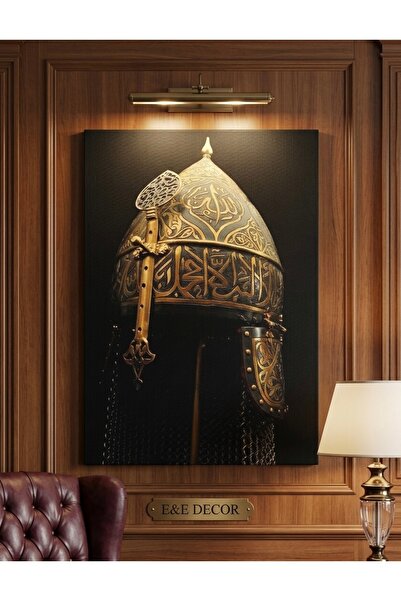 shop Osmanlı Savaş Miğferi Kanvas Tablo