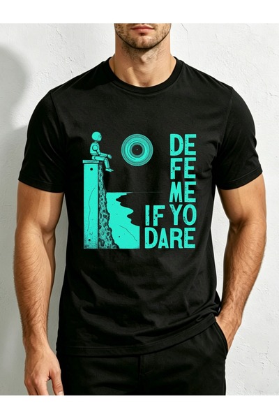 23 nisan Graphic Design Style Men'S Round Neck T-Shirt, Loose Fit, 100%, Fash...