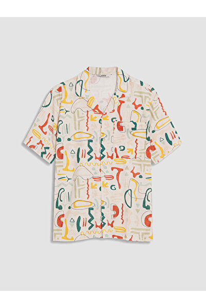 LC Waikiki Peak New Season Relax Fit Patterned Men's Shirt