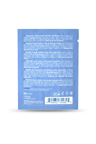 Crushious Lubrifiant pe bază de apă - 0.14 fl oz / 4 ml