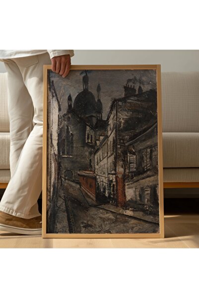 Pegziz Yuzo Saeki Church of St. Anne Painting |   Paris Cityscape Framed Prin...