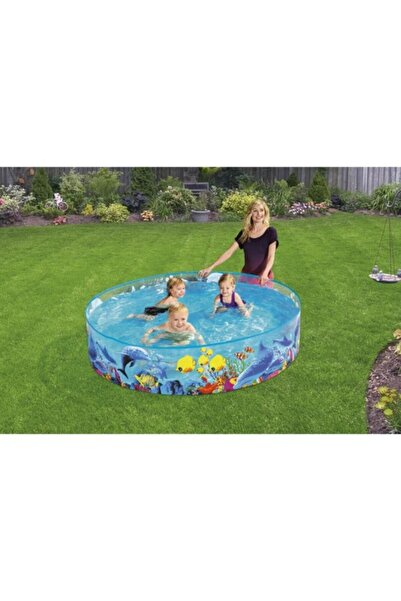 BESTWAY Кръгъл басейн 183 x 38 см, Риба, 946 л, За деца 2-4 години