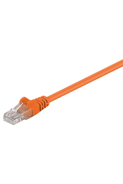 goobay καλώδιο δικτύου 95560, CAT 5e U/UTP, CCA, PVC, 1.5m, πορτοκαλί