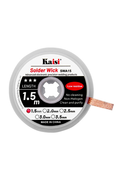 Kaisi σύρμα αποκόλλησης KAI-1515, χαλκού, 1.5mm x 1.5m