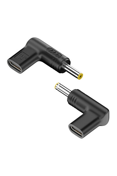 POWERTECH αντάπτορας τροφοδοσίας YX-04, USB-C σε HP 4.8x1.7mm, μαύρος
