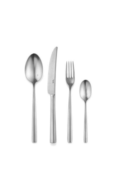 Verlo Set tacamuri SU ANTIQUE, inox 18/10, 6 piese, argintiu vintage