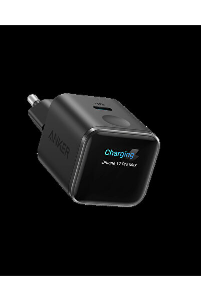 Anker Nano Smart Display mains charger, 45W, 1x USB-C, Black
