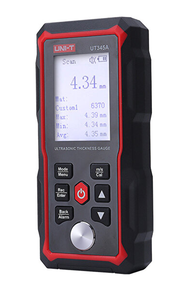 OEM UNI-T ψηφιακός μετρητής πάχους υπερήχων UT345A, 2000mAh, mm/in