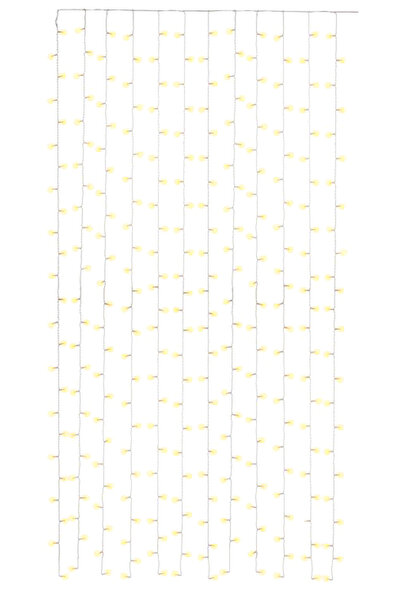 goobay LED λαμπάκια κουρτίνα 57943, 3000K, 4.1m, IP44, USB, 300 LED