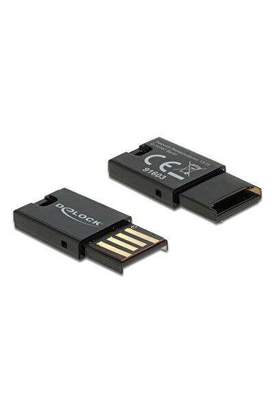DELOCK USB card reader 91603 για κάρτες μνήμης micro SD, μαύρο