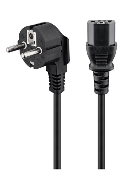 POWERTECH καλώδιο τροφοδοσίας CAB-P032, 3x 1mm², 5m, μαύρο