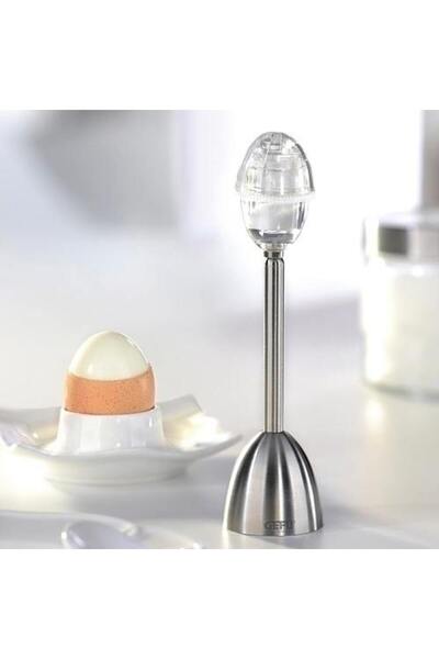 GEFU Taietor pentru oua cu solnita Egg, Otel, Argintiu