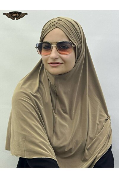 ALDAIYR Sandy Fabric Ready-To-Wear Practical 3-Strap Hijab