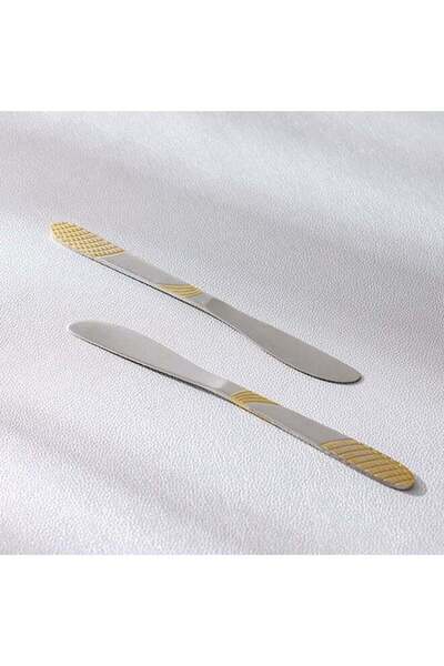 Danube Home Sigma Base 2-Piece Dinner Knife Set – Premium Stainless Steel wit...