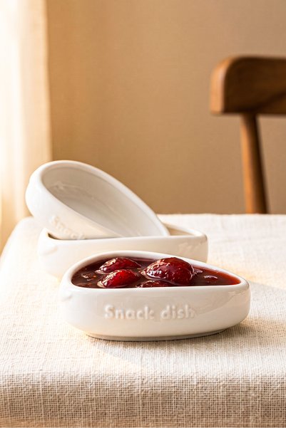Perotti Snack Dish 6'lı Porselen Reçellik Sosluk 3,5 x 8 cm