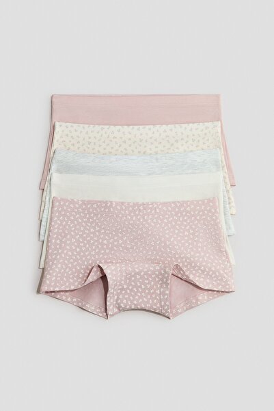 H&M 5'li Pamuklu Boxer Külot