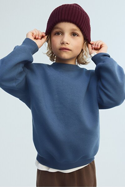 H&M İçi Tüylü Sweatshirt