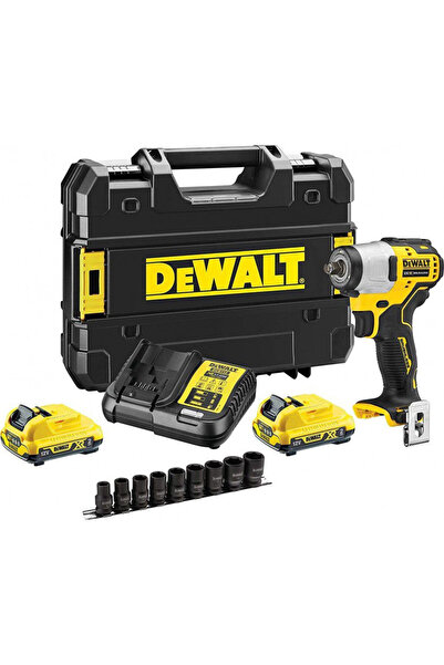 Dewalt DCF902D2K Μπουλονόκλειδο Brushless 12V 2x2Ah με Υποδοχή 3/8''ω T-stak II