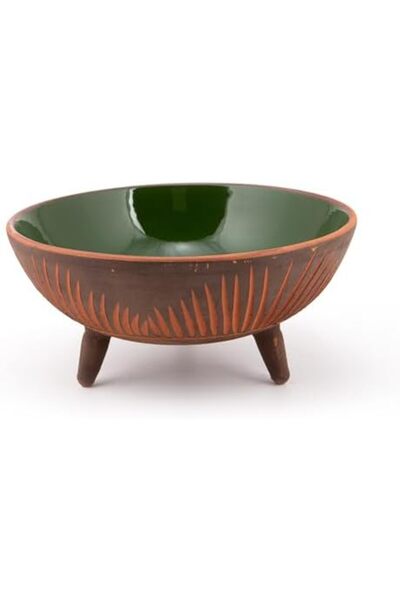 Yıldızan Msa Shop Decorative Presentation Bowl, Ceramic Footed Presentation B...