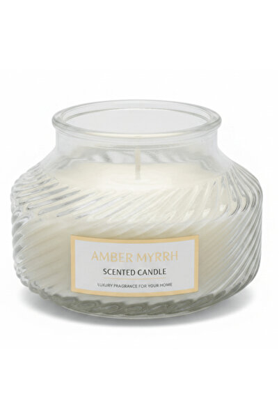 AKDC Scented Candle in Ribbed Glass Jar | Long-Lasting Home Fragrance | 8×8 c...