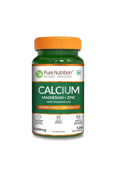 Pure Nutrition Calcium Citrate | Calcium Tablets with Magnesium, Zinc, Vitami...