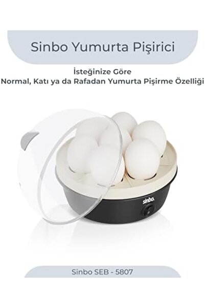 Yıldızan Seb-5807 Egg Cooking Machine, Electric Egg Cooker for 7 Eggs, 350 W,...