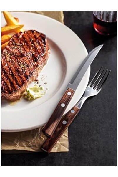 Yıldızan متجر edl Tramontina Churrasco 21199/905 طقم شوكة وملعقة وسكين شريحة ...