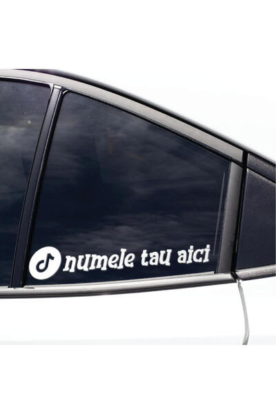 Amo-Stickers Personalized TikTok car sticker 25cm Green