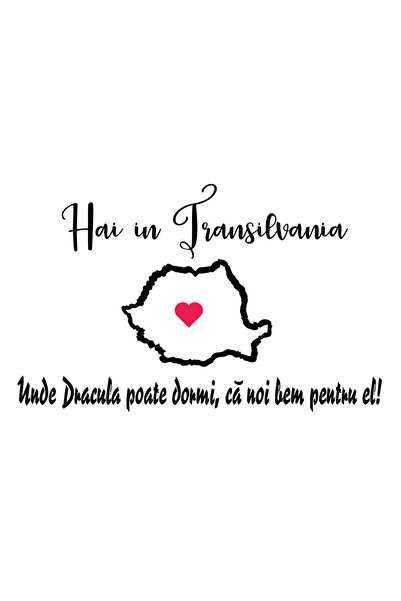 Amo-Stickers Car Sticker Come to Transylvania 2 Dark Grey