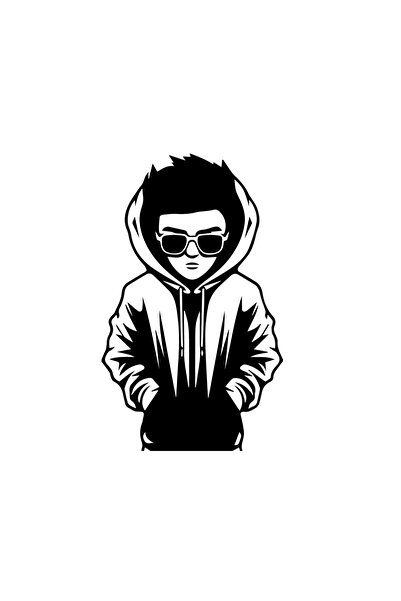 Amo-Stickers Стикер за кола Момче 40см Червен