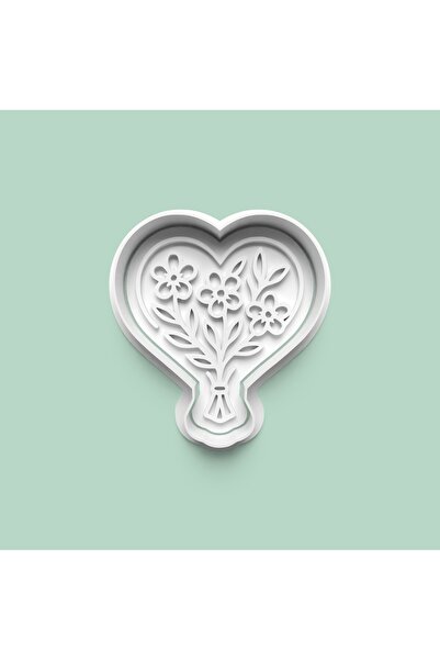 AKTASTORE Flower Bouquet Cookie Mold and Sugar Paste Mold 0939-3