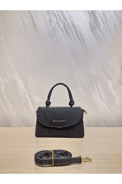 seyyah Nubuck Hand and Shoulder Bag with Cover