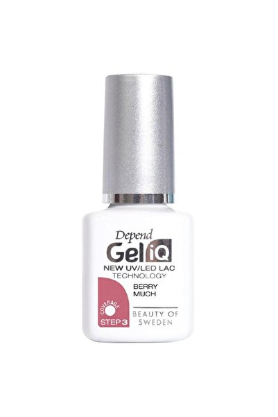 Depend Set 2 x Oja Semipermanenta Gel IQ UV LED, Berry Much, 5 ml