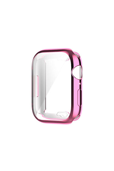 OEM Θήκη σιλικόνης σε ροζ χρώμα για Apple Watch 41mm