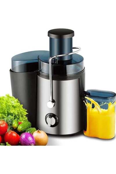Silver Crest 800W Stainless Steel Centrifugal Juicer Machine (BPA Free), Juic...