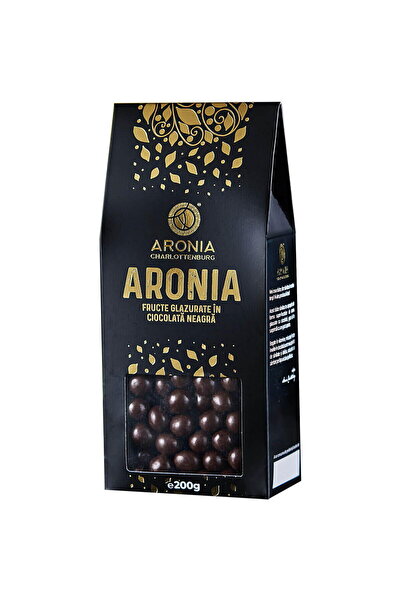 Aronia Charlottenburg Fructe de Aronia Glazurate cu Ciocolata Neagra 200g