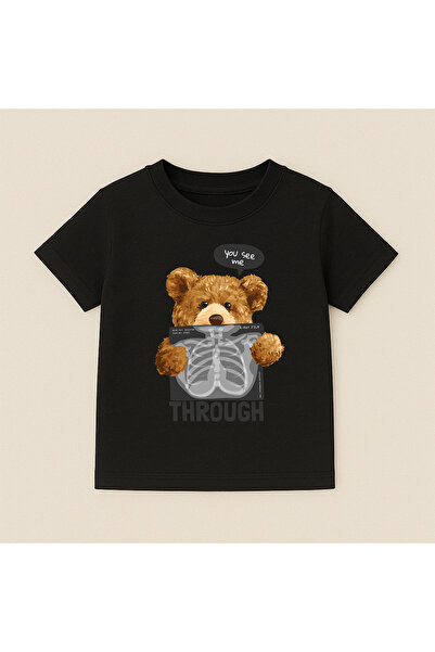 SVART WEAR Παιδικό και εφηβικό μπλουζάκι με στάμπα, βαμβακερό, με κοντό μανίκ...
