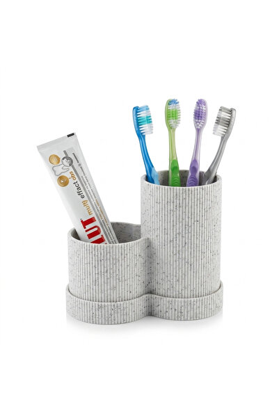 OEM Nook Toothbrush and Toothpaste Holder nº4, Marble Bathroom Organizer