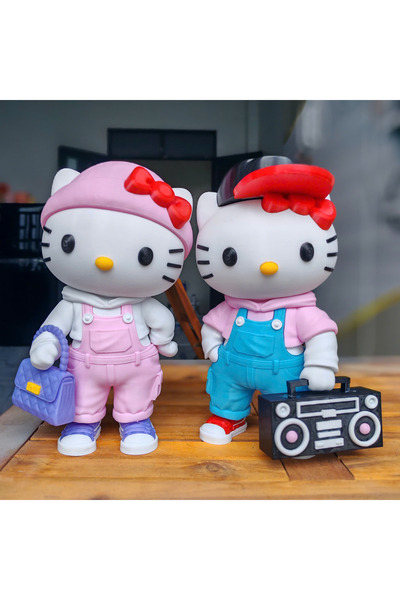 Eva Prints Set figurine Hello Kitty Urban Vibes 26 cm x2, modele decorative i...